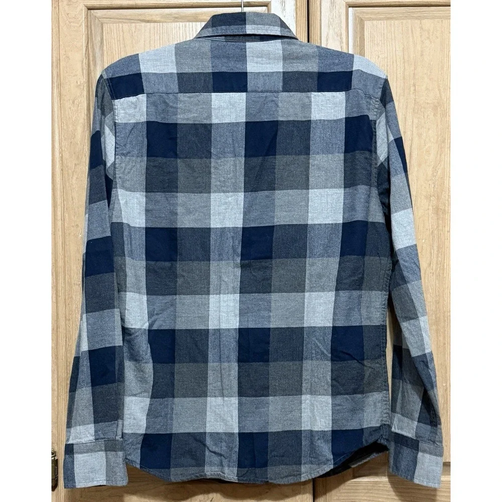 Banana Republic Ultra Soft Flannel Shirt S Untucked Slim Button Down Long Sleeve